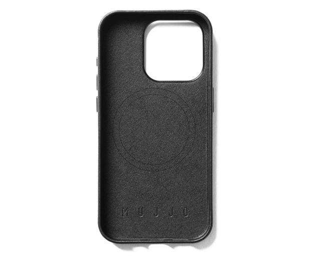MUJJO FullLeather Case iPhone 15 Pro MagSafe black ICMUJJOCL039BK - 1296426 - zdjęcie 2